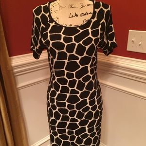 NWOT Talbot’s giraffe print sweater dress